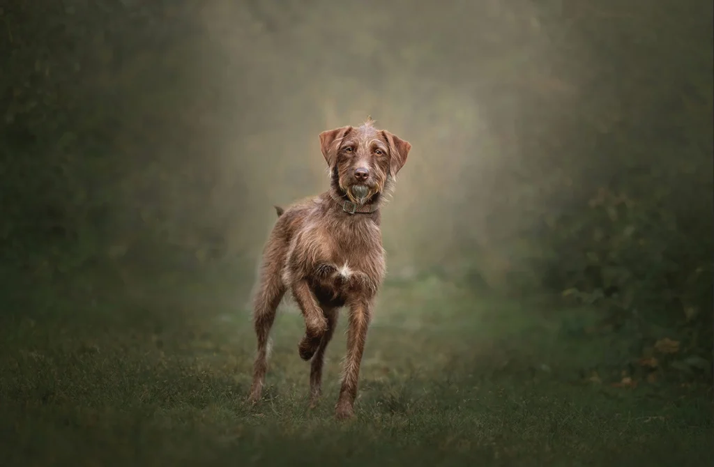 North Shore dog photographer capturing soulful portrait in Massachusetts